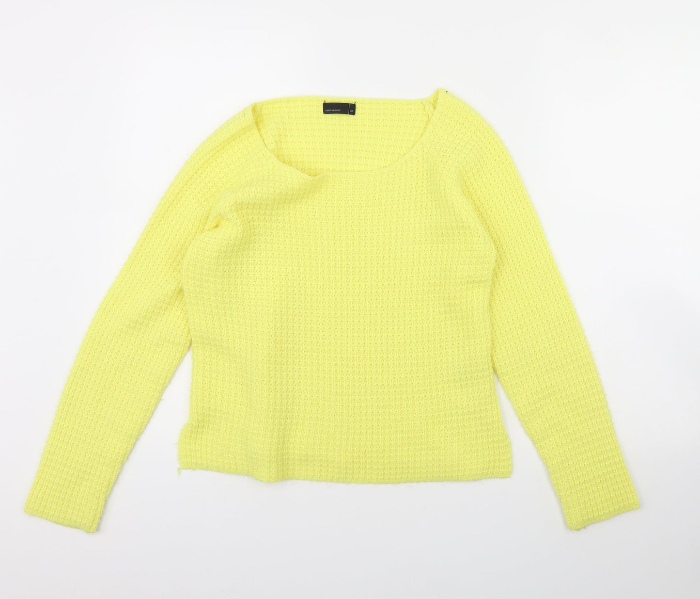 Vera Moda Womens Yellow   Pullover Jumper Size XS