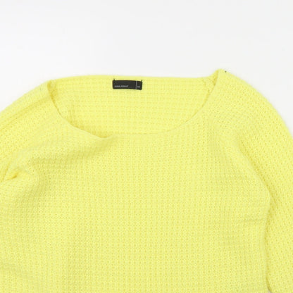 Vera Moda Womens Yellow   Pullover Jumper Size XS