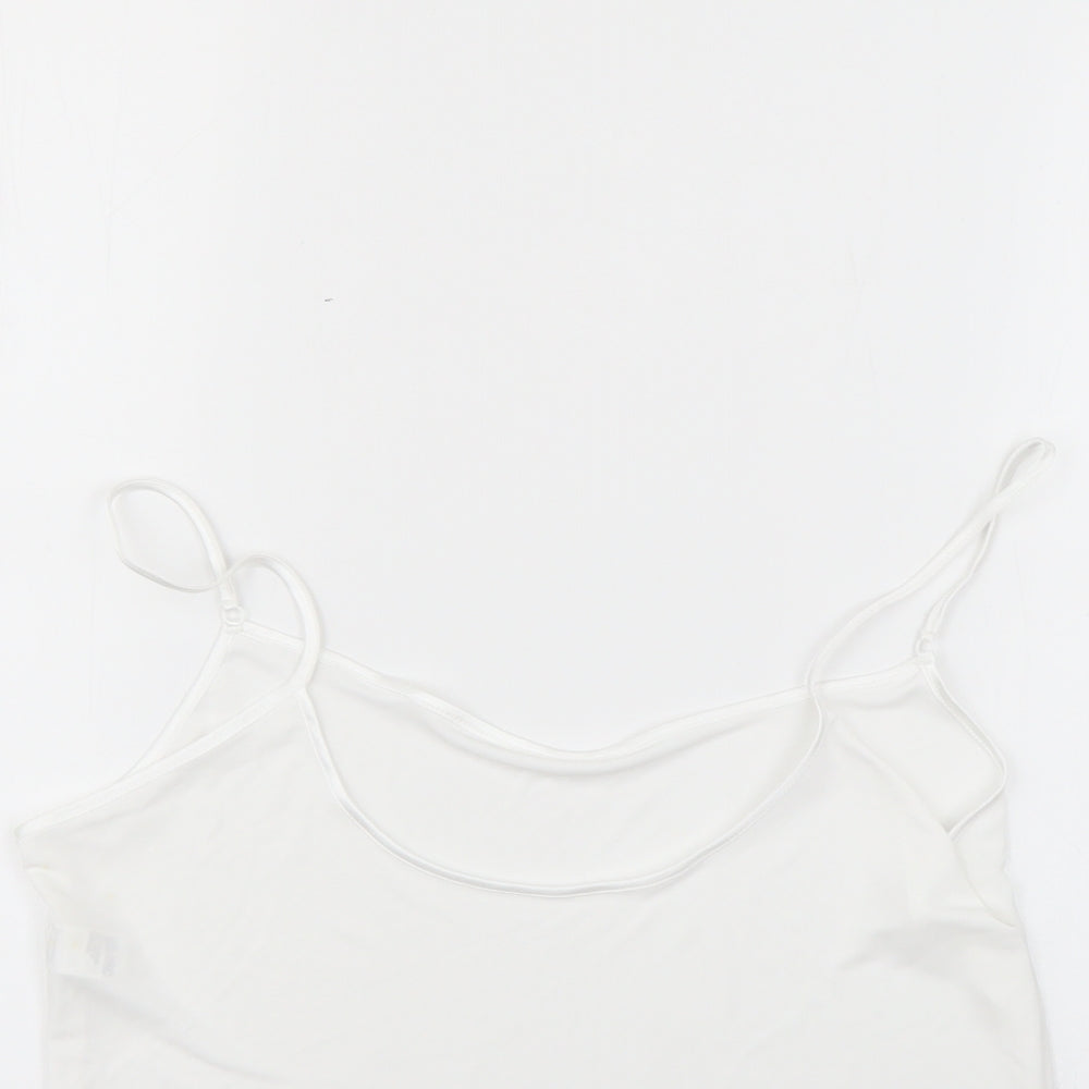 Marks and Spencer Womens White   Basic Blouse Size 12