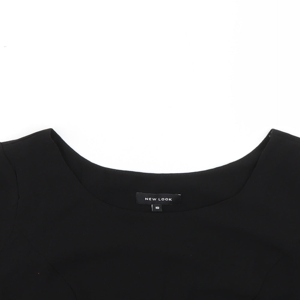 New Look Womens Black   Basic Blouse Size 10