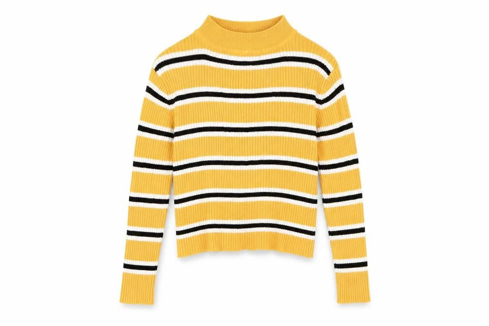 miss evie  Girls Multicoloured Striped  Pullover Jumper Size 7-8 Years