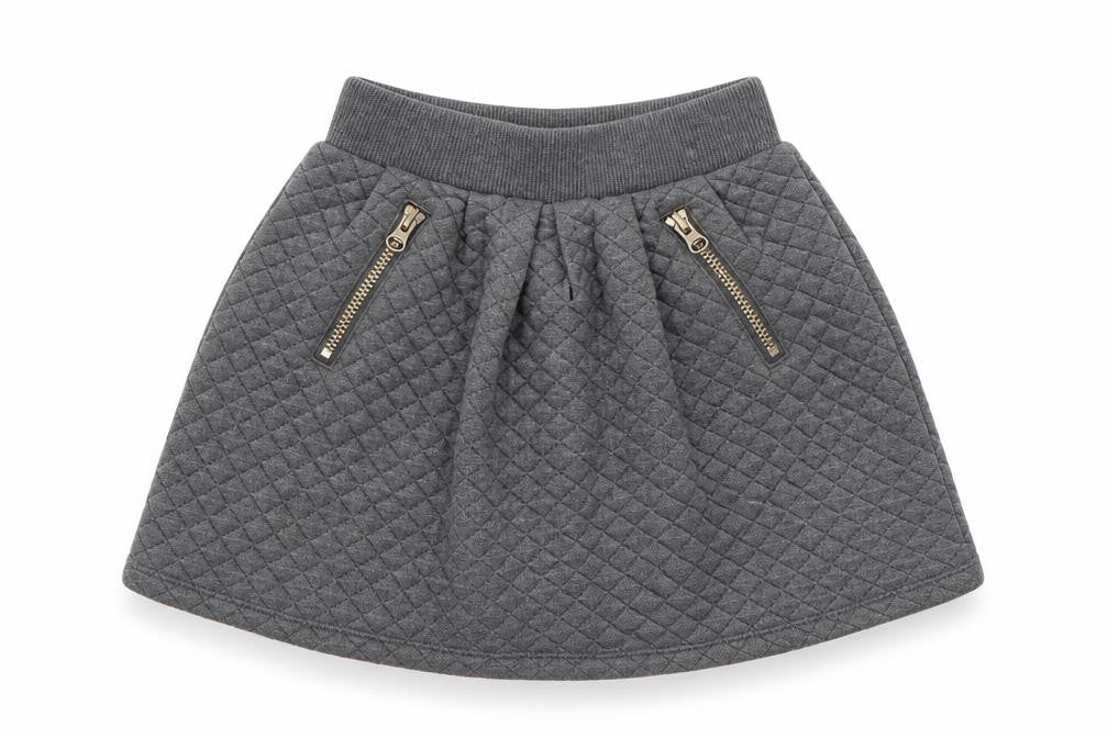 TU Girls Grey   Mini Skirt Size 7 Years
