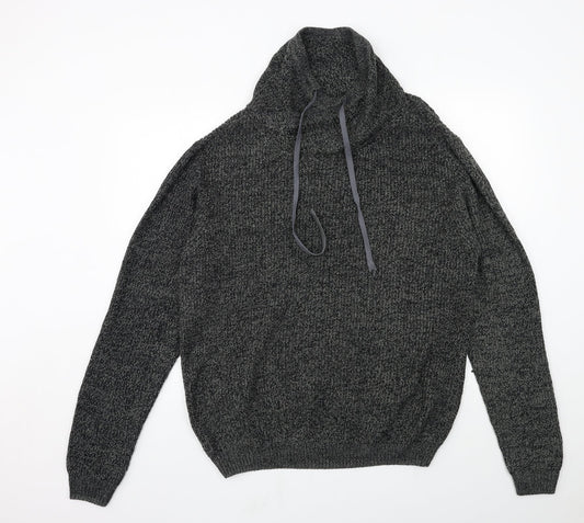 Urban Reef Mens Grey  Knit Pullover Jumper Size L
