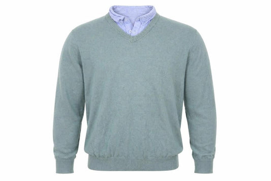 Cotton Traders Mens Blue  Knit Pullover Jumper Size M