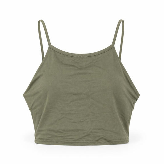 Boohoo Womens Green  Jersey Camisole Tank Size 10