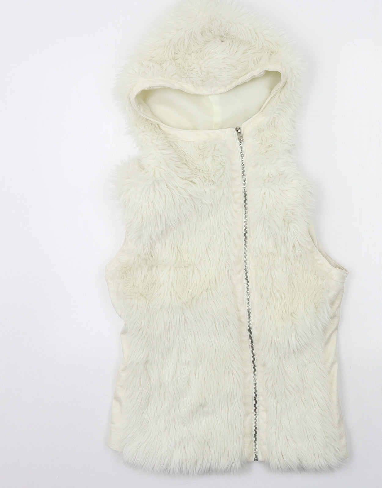 VILA Womens Ivory   Gilet Jacket Size M