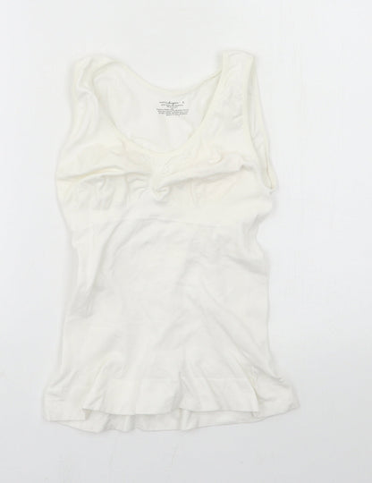 Preloved Camishpaes Womens White   Basic Tank Size L - Front