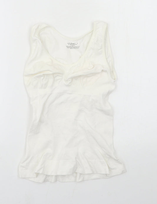 Camishpaes Womens White   Basic Tank Size L