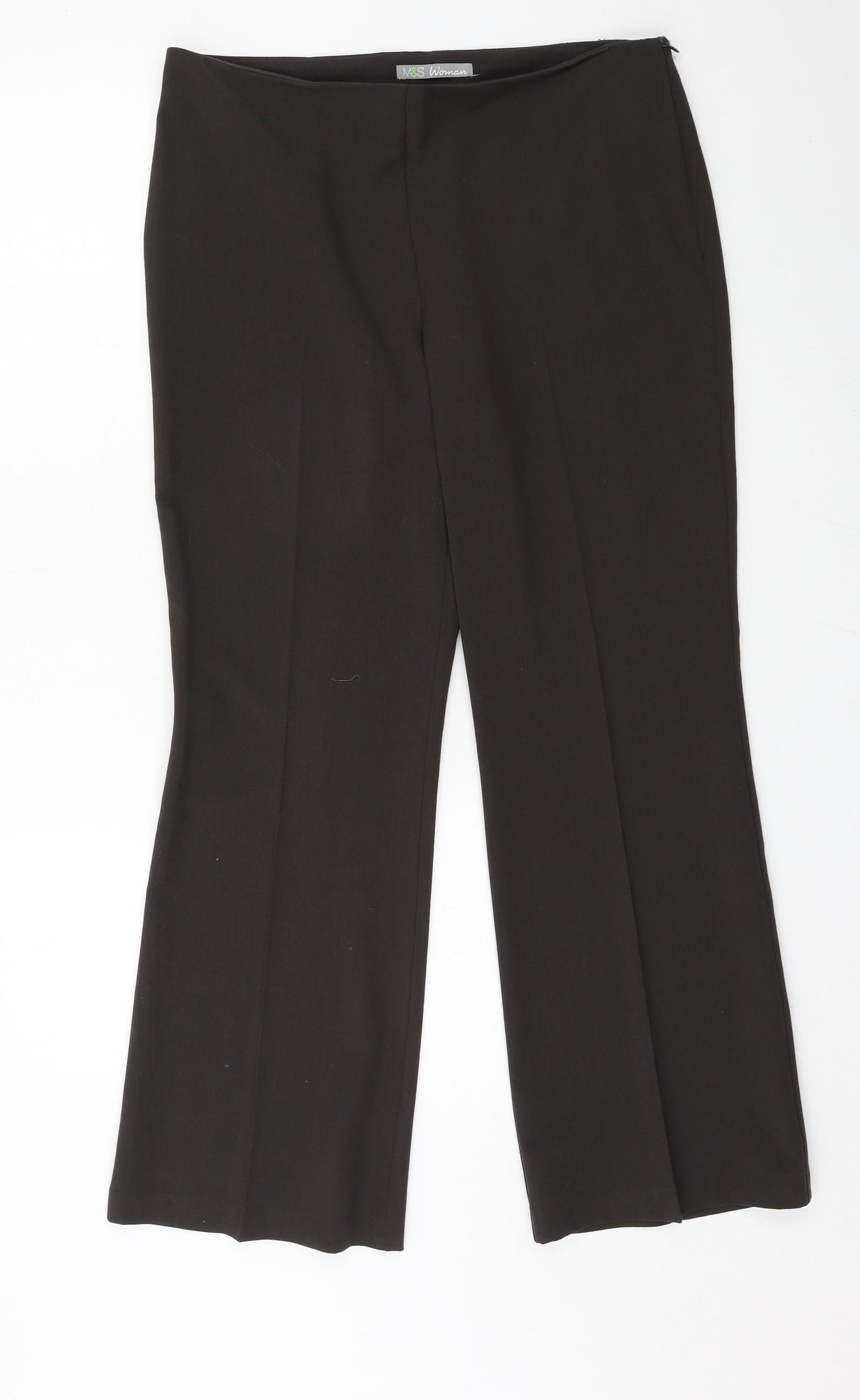 Marks and Spencer Womens Grey   Trousers  Size 12 L27 in