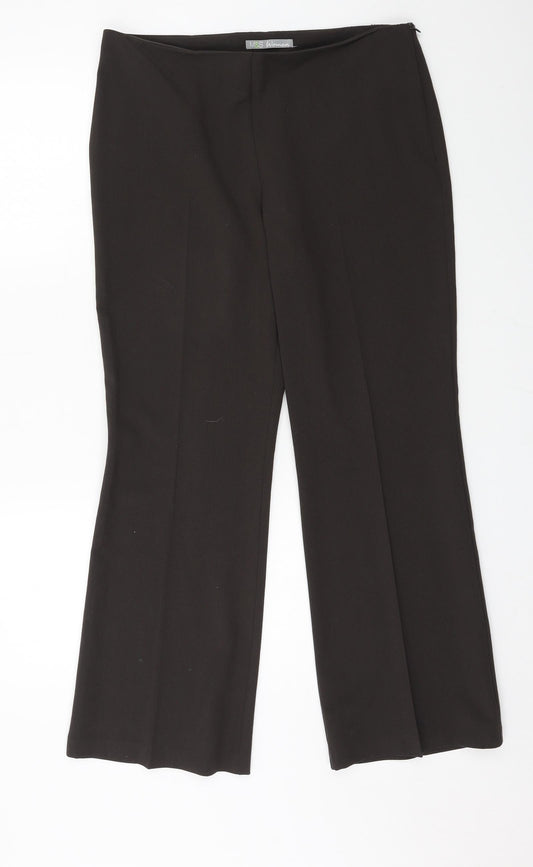 Marks and Spencer Womens Grey   Trousers  Size 12 L27 in