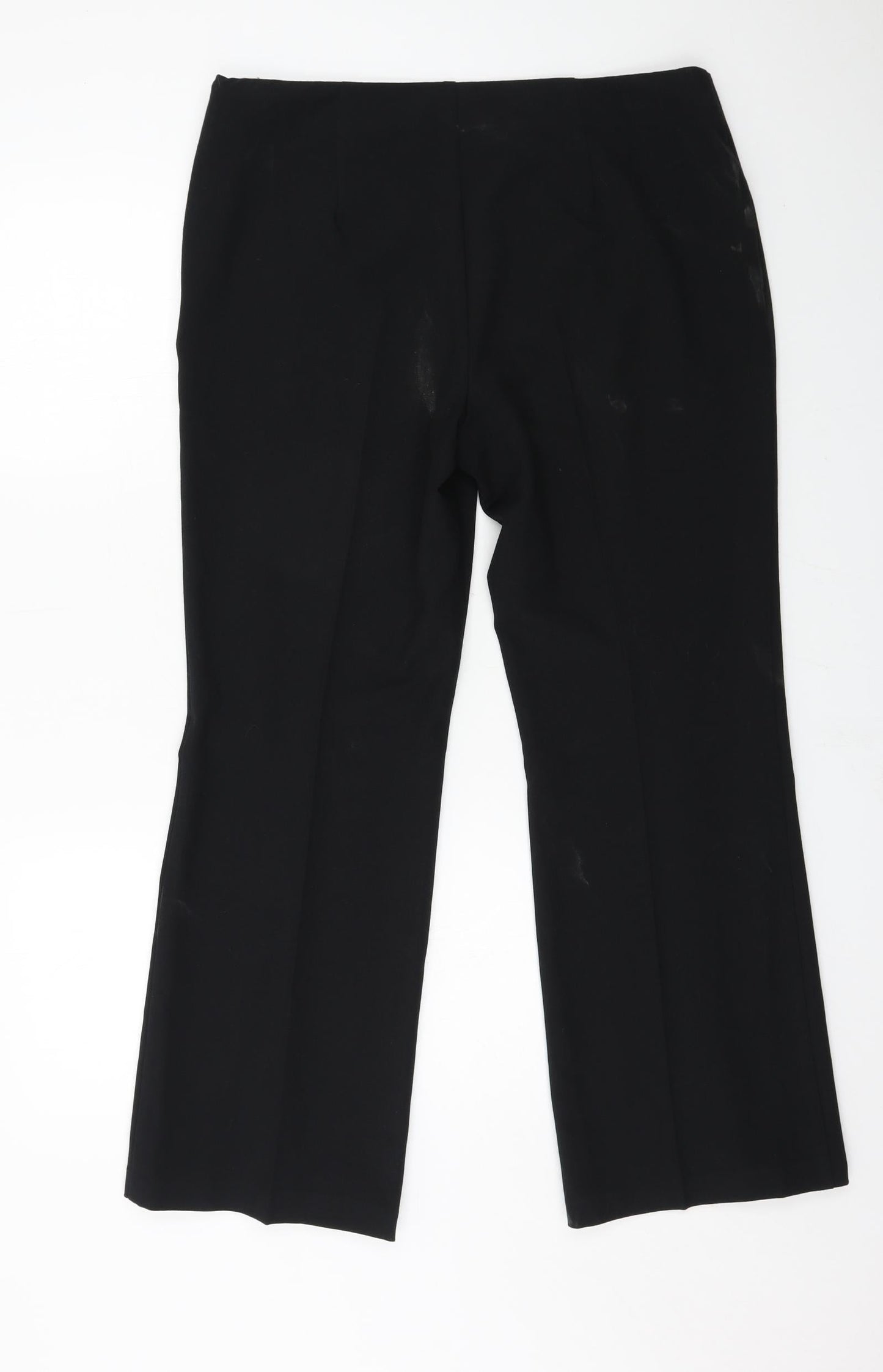 Marks and Spencer Womens Black   Trousers  Size 14 L28 in