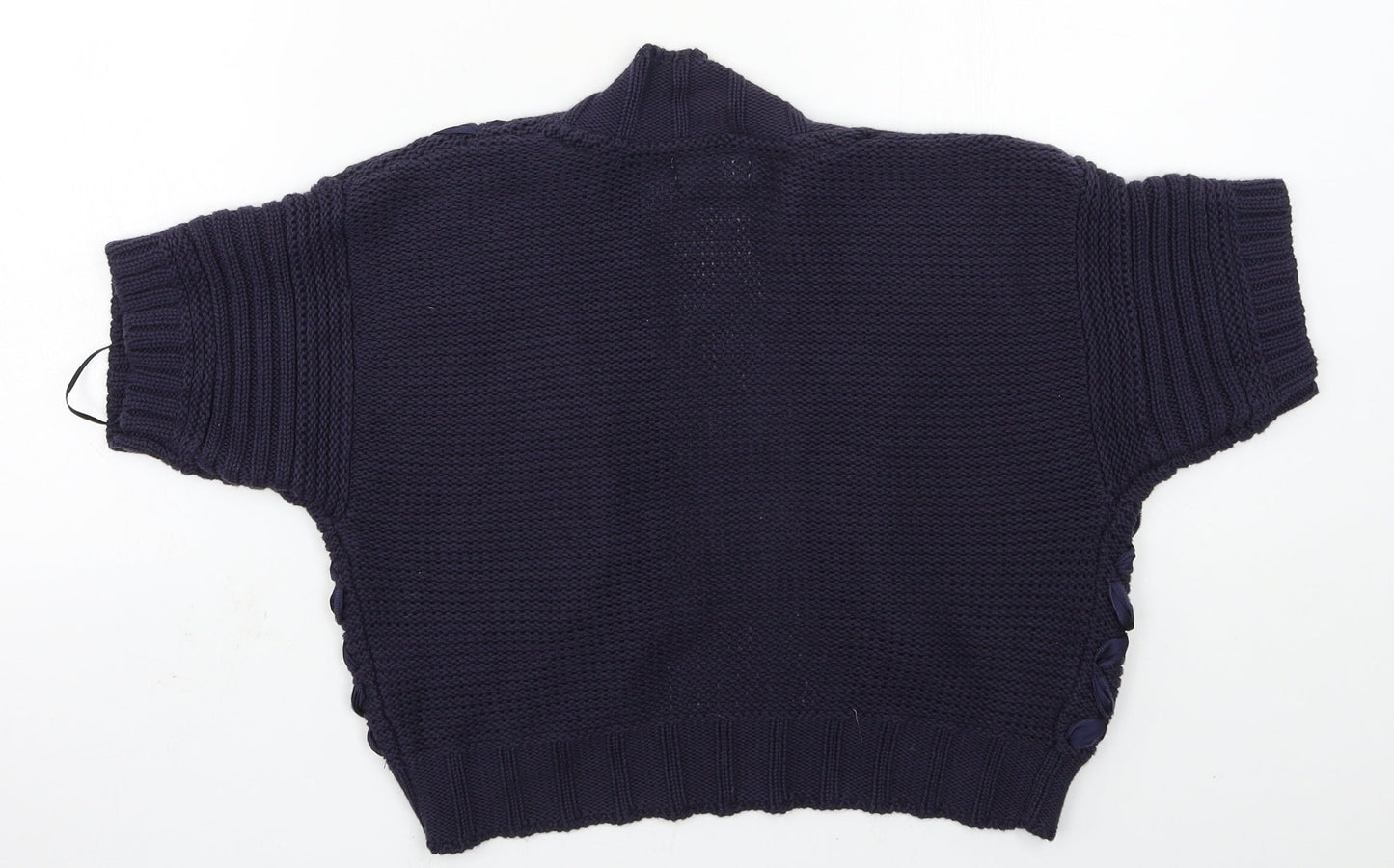 Per Una Womens Black  Knit Cardigan Jumper Size 12