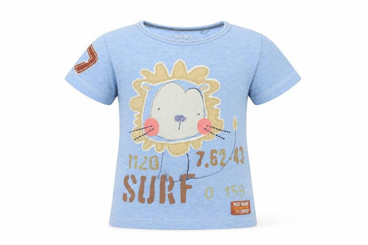 Next Baby Blue  Jersey Basic T-Shirt Size 12-18 Months  - Lion