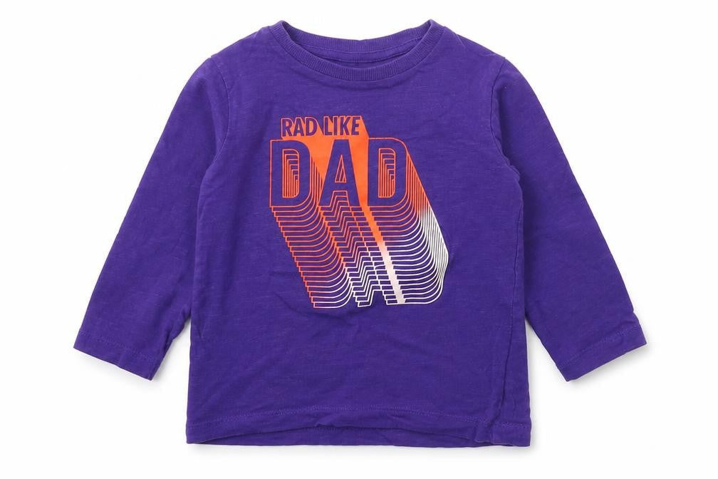Next Girls Purple  Jersey Basic T-Shirt Size 12-18 Months  - Rad Like Dad