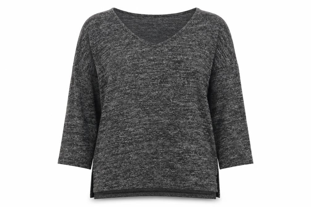 Peacocks Womens Grey  Jersey Pullover Sweatshirt Size 12