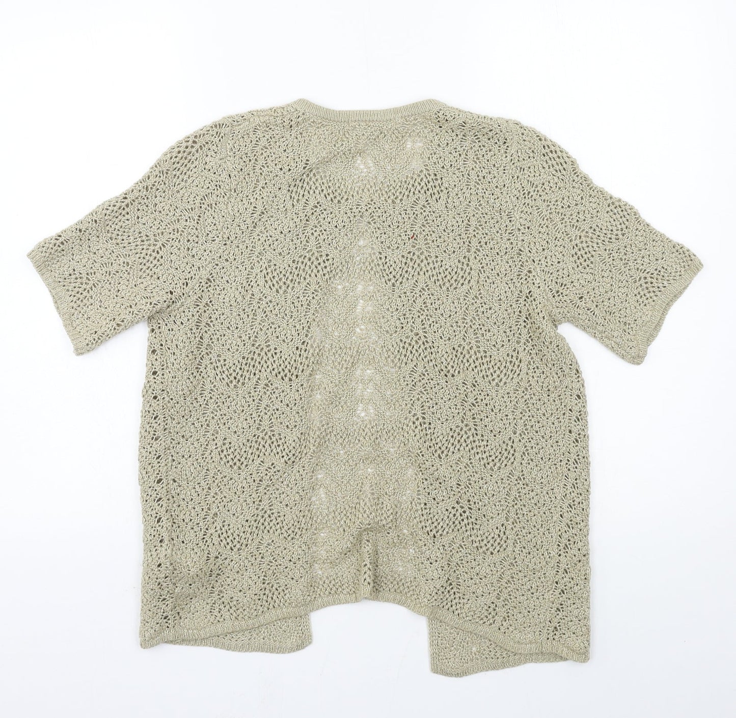 Marks and Spencer Womens Brown  Knit Cardigan Jumper Size 10