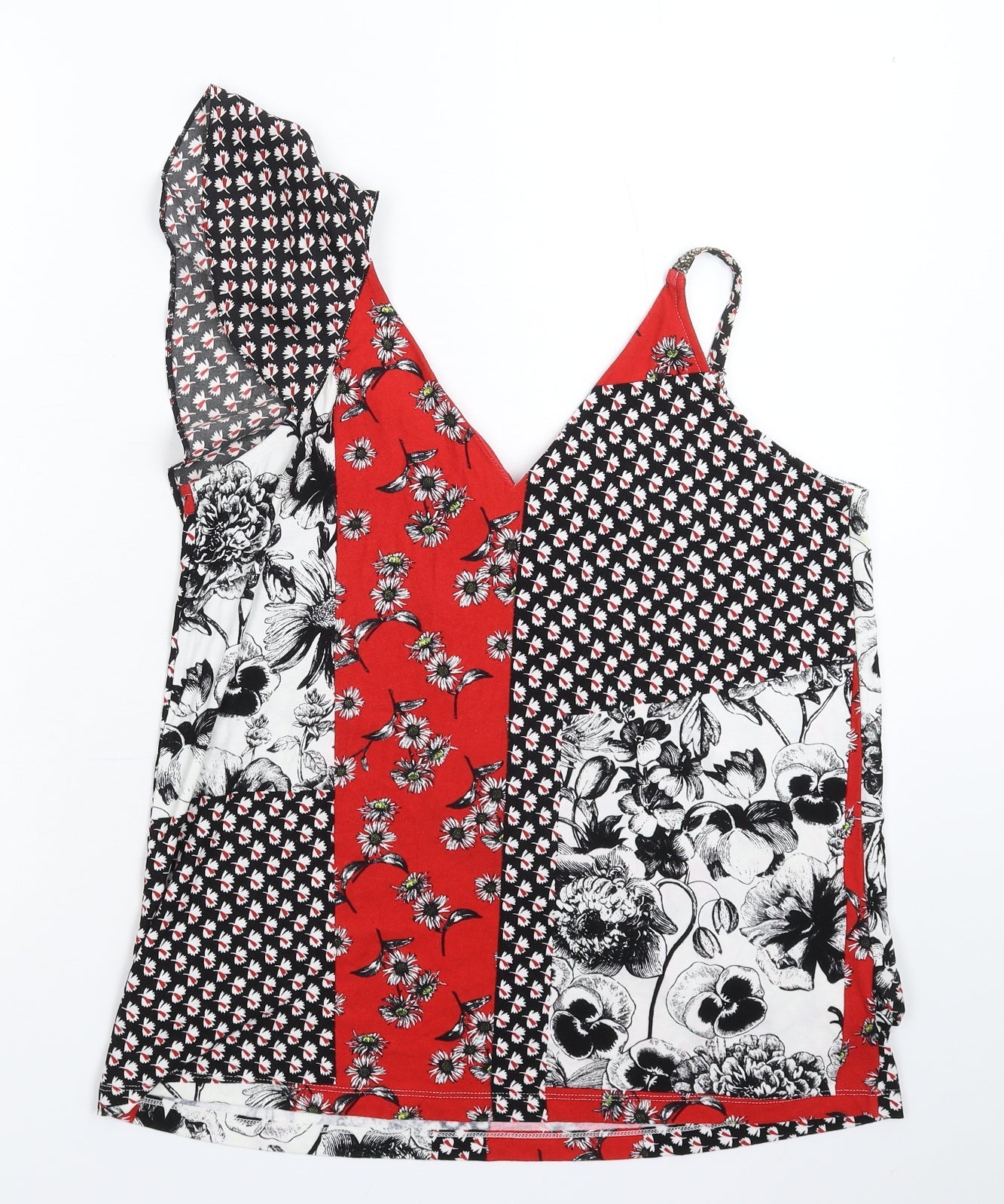 NEXT Womens Multicoloured Floral  Basic Tank Size 10