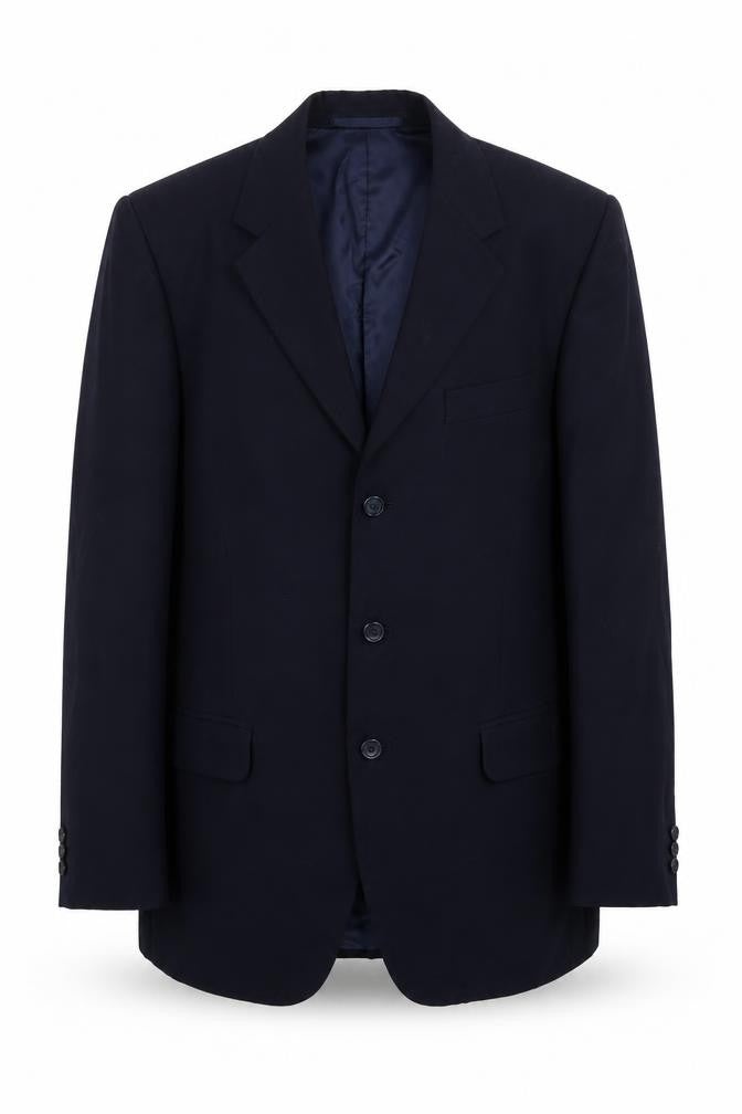 Preworn Mens Blue   Jacket Suit Jacket Size 40