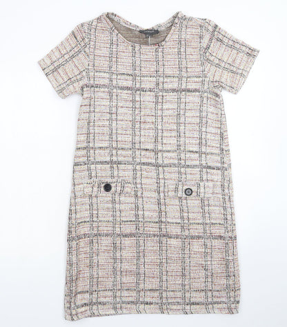 Preloved Primark Womens Multicoloured Check  Mini  Size 12 - Front
