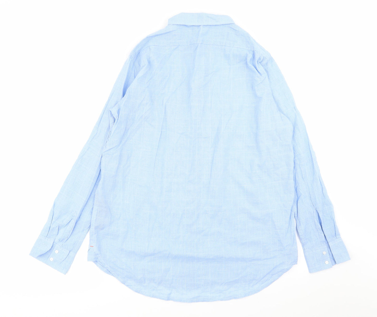Buffalo Mens Blue    Button-Up Size S