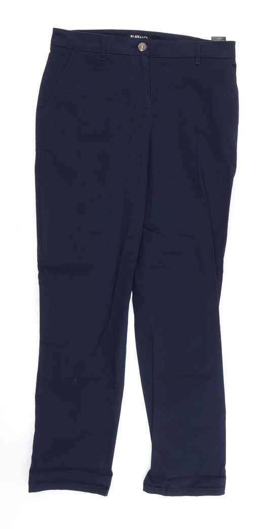 Buffalo Womens Blue   Chino Trousers Size 10 L30 in