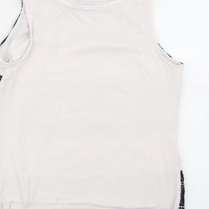 Oasis Womens Multicoloured Floral  Basic Tank Size S