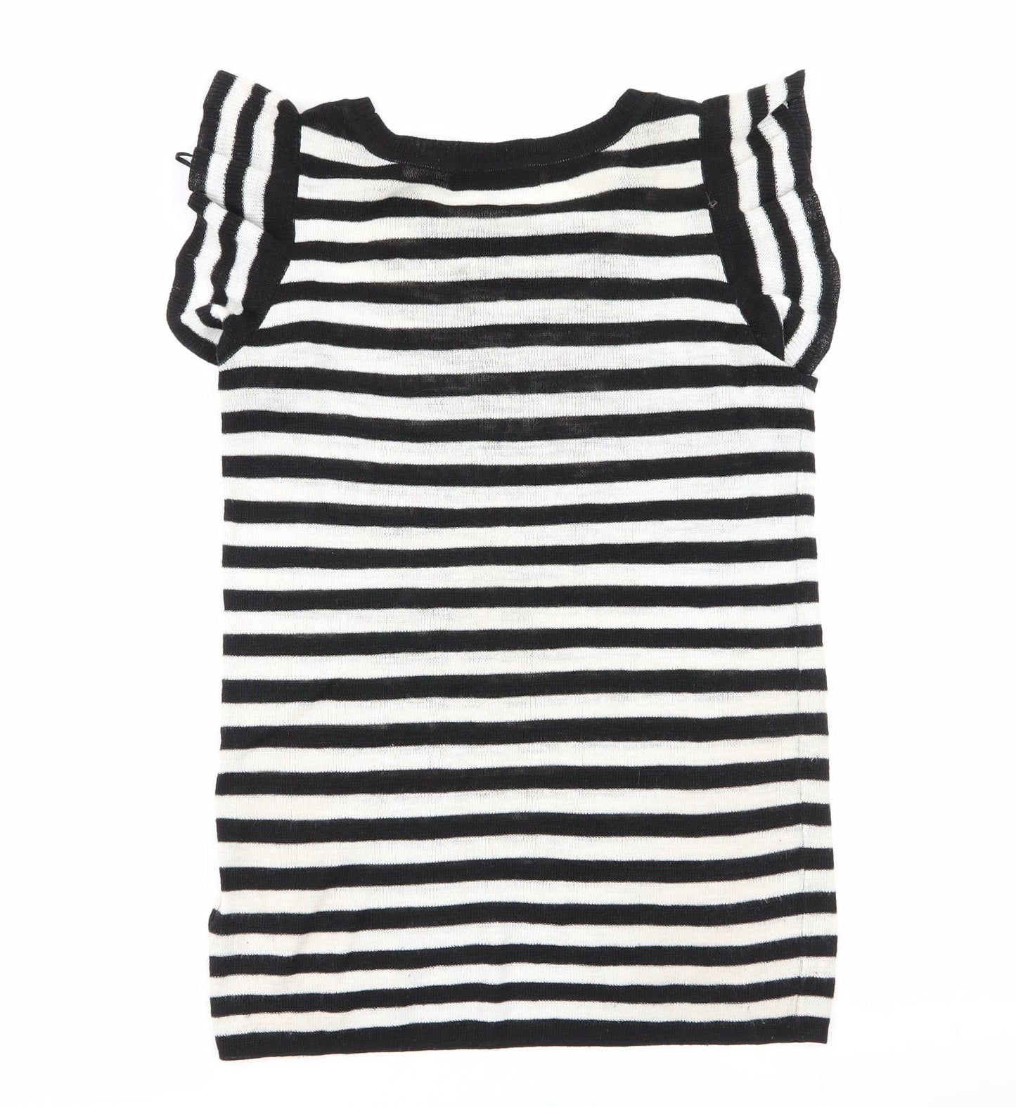 NEXT Womens Multicoloured Striped  Basic T-Shirt Size 8