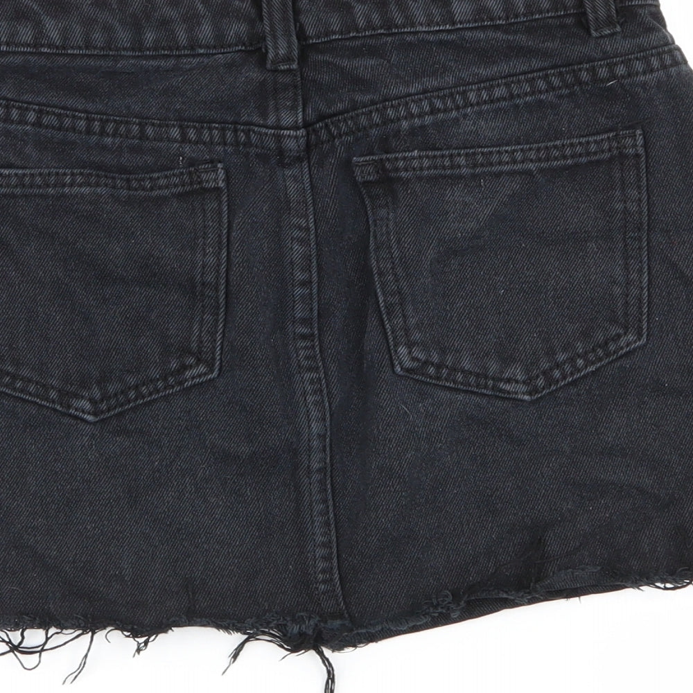 momokrom Womens Black   Mini Skirt Size 8