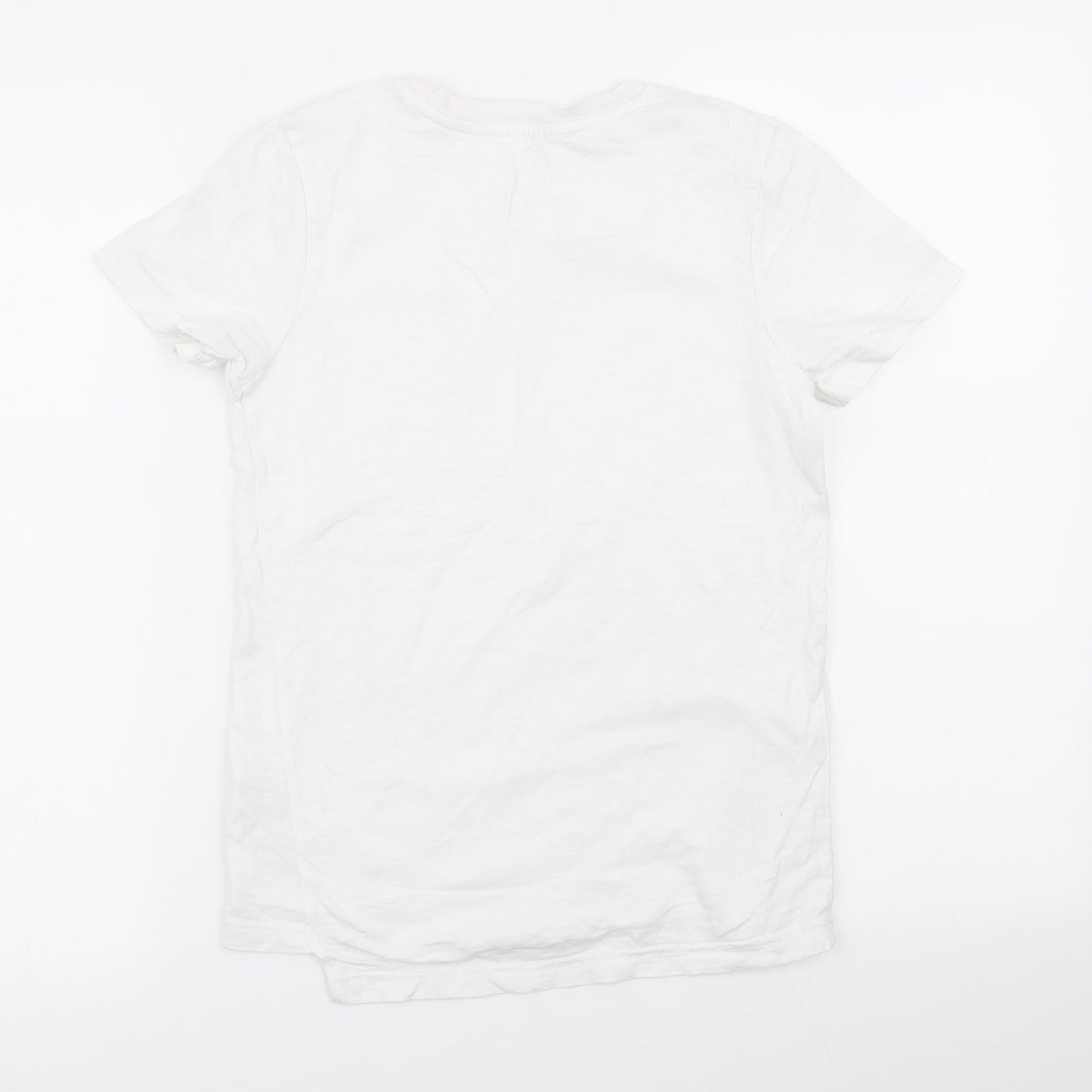 Nutmeg Boys White   Basic T-Shirt Size 9-10 Years