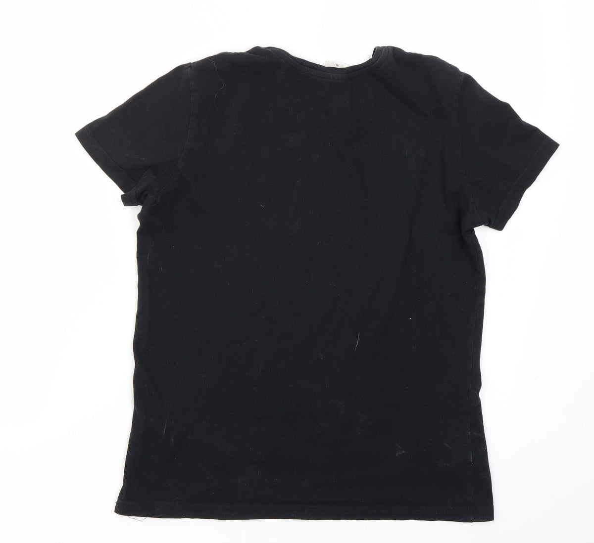 Stedman Boys Black Geometric  Basic T-Shirt Size M