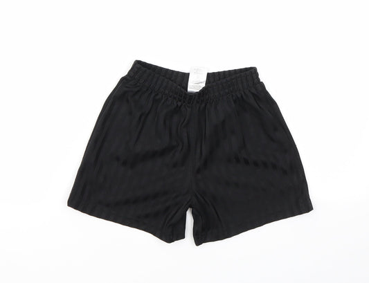 George Boys Black   Sweat Shorts Size 5-6 Years