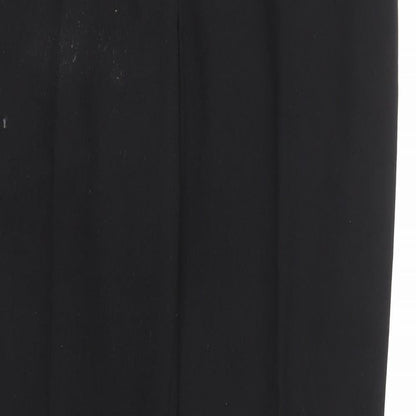 Next  Womens Black   Trousers  Size 12 L28 in