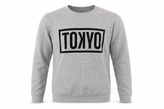 Topman Mens Grey Geometric  Pullover Sweatshirt Size M