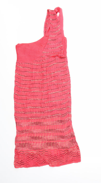Womens Red Geometric  Fit & Flare  Size 12
