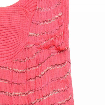 Womens Red Geometric  Fit & Flare  Size 12