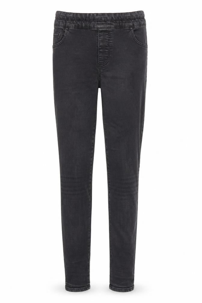 Denim & Co.  Womens Black Houndstooth  Skinny Jeans Size 12 L30 in