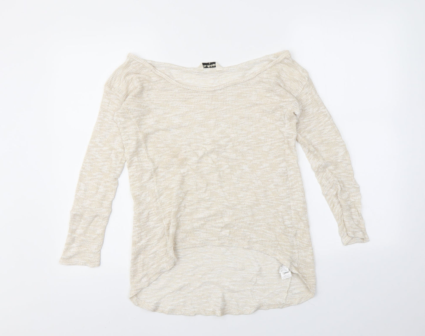 Miss Selfridge Womens Gold   Pullover Jumper Size 10