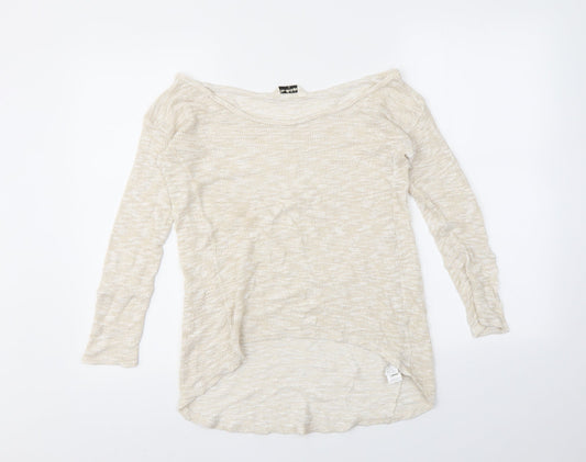 Miss Selfridge Womens Gold   Pullover Jumper Size 10