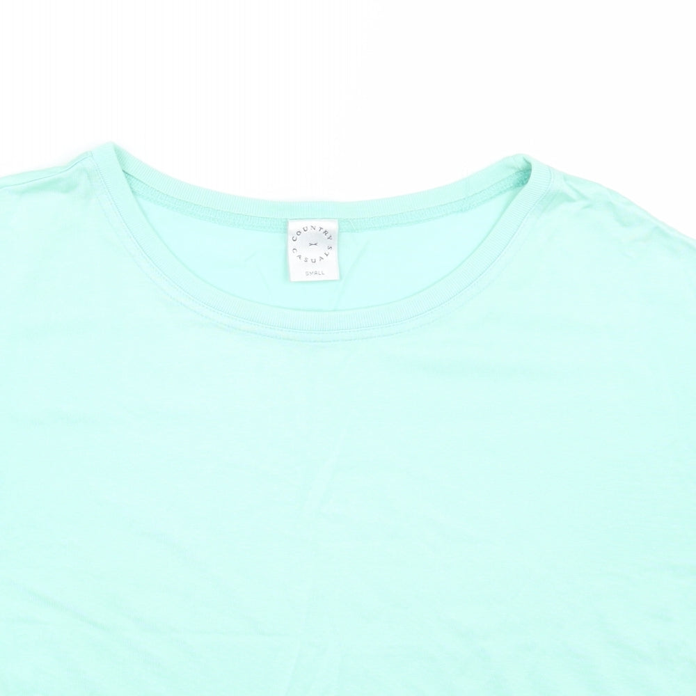 Country Casuals Womens Green   Basic T-Shirt Size S