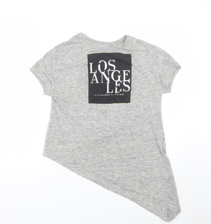 Preloved Atmosphere Womens Grey   Basic T-Shirt Size 6 - Front