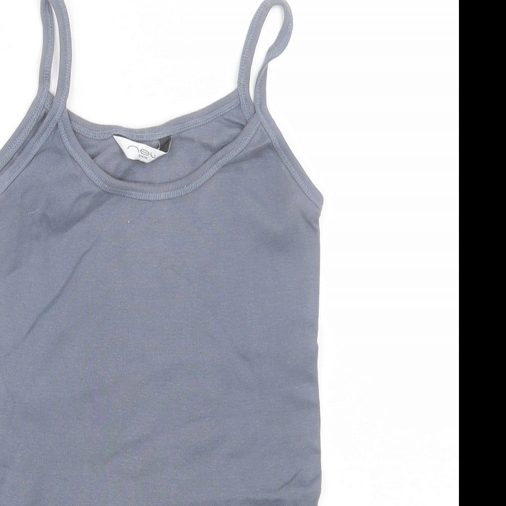 New Look Womens Grey   Basic Tank Size 12