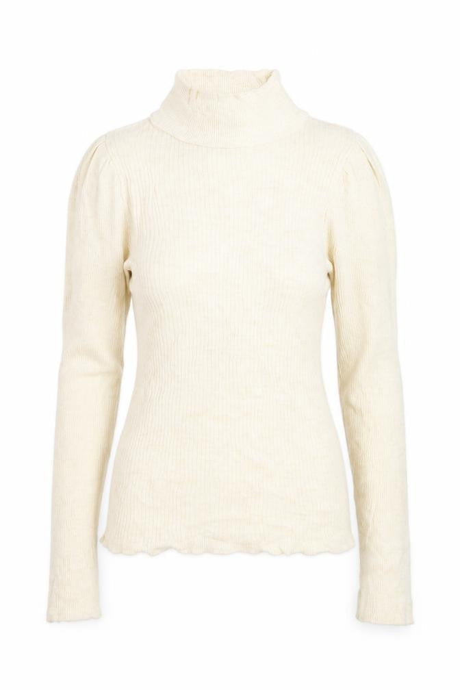 Topshop Womens Ivory  Knit Pullover Jumper Size S
