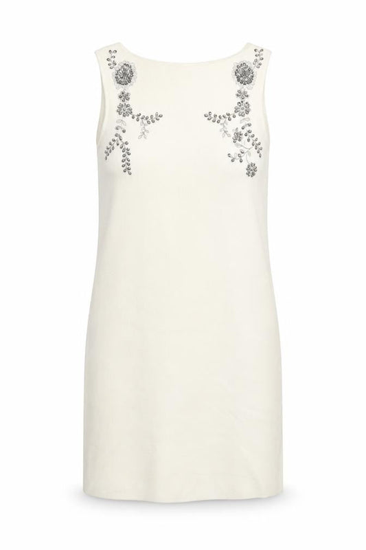 Zara Knit Womens Ivory Floral  Shift  Size S