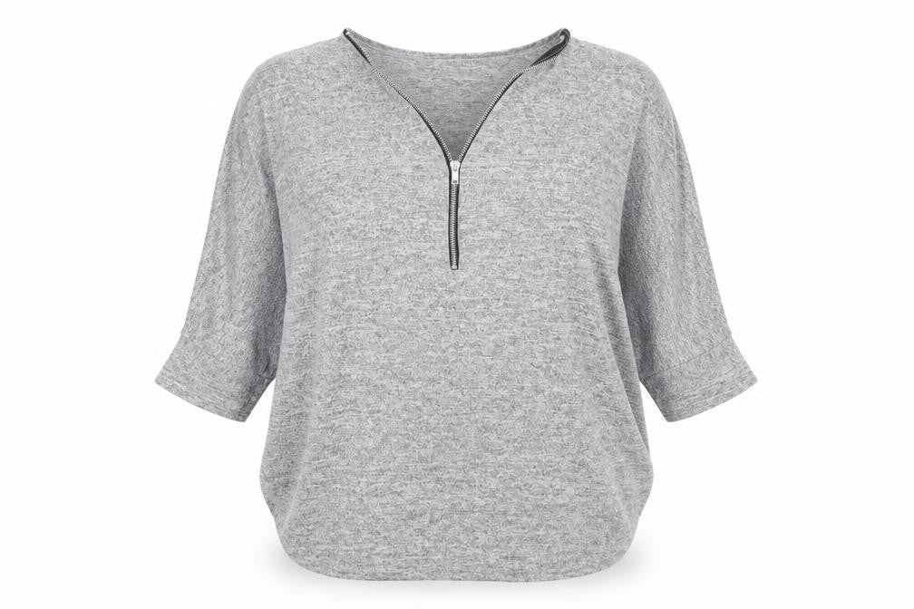Influence Womens Grey  Knit Pullover Jumper Size 14