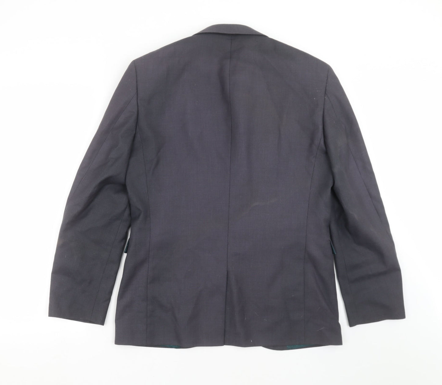 NEXT Mens Grey Striped  Jacket Suit Jacket Size 38  - Tailored fit