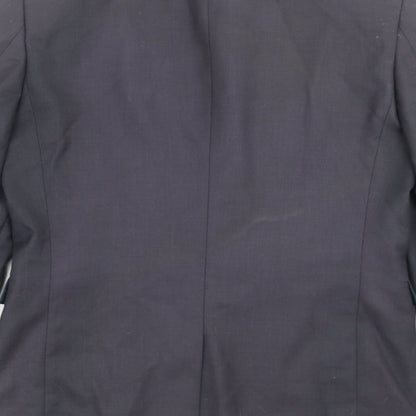 Next Mens Grey Striped  Jacket Suit Jacket Size 38  - Tailored fit