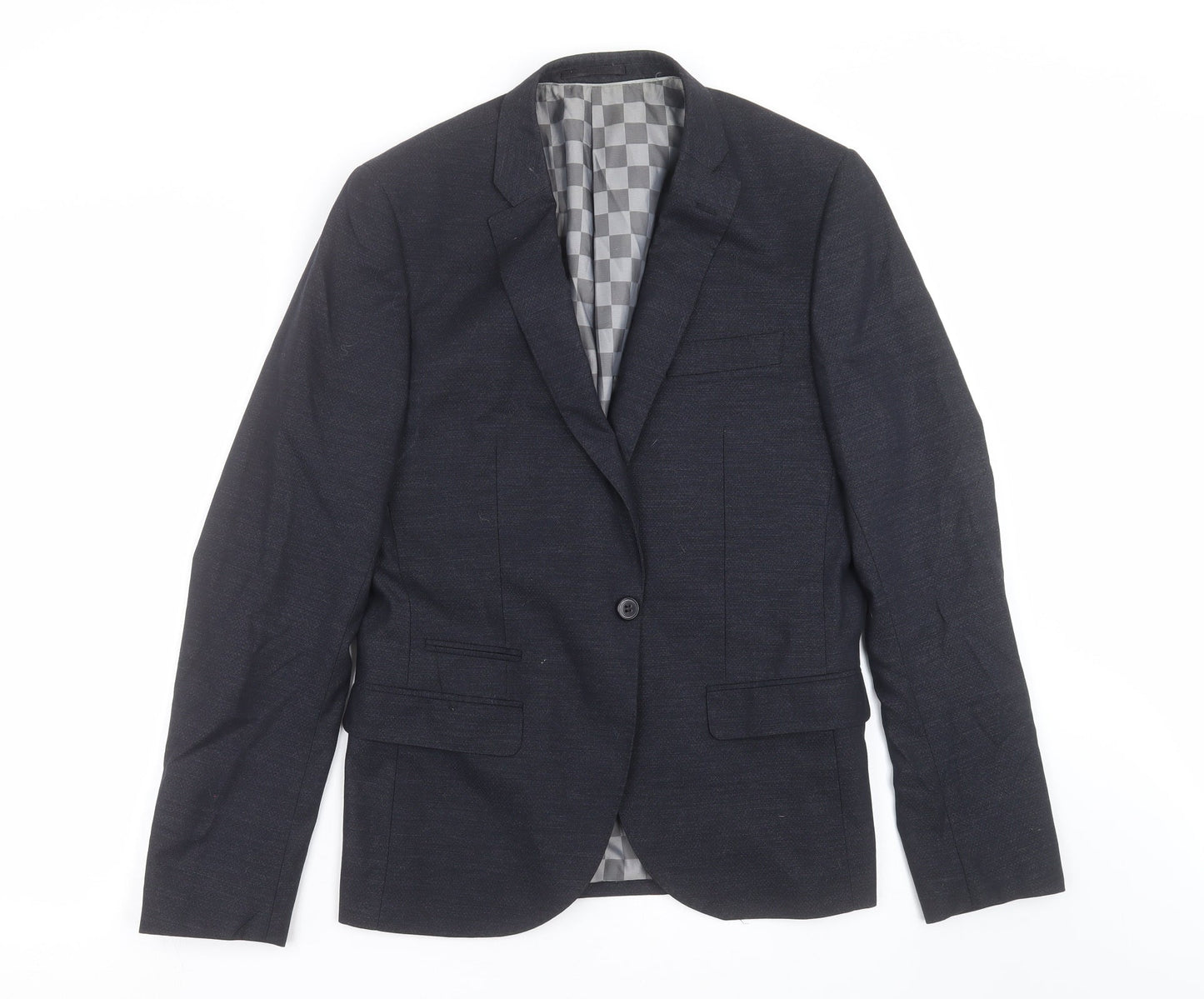 Amici Mens Blue   Jacket Suit Jacket Size 38