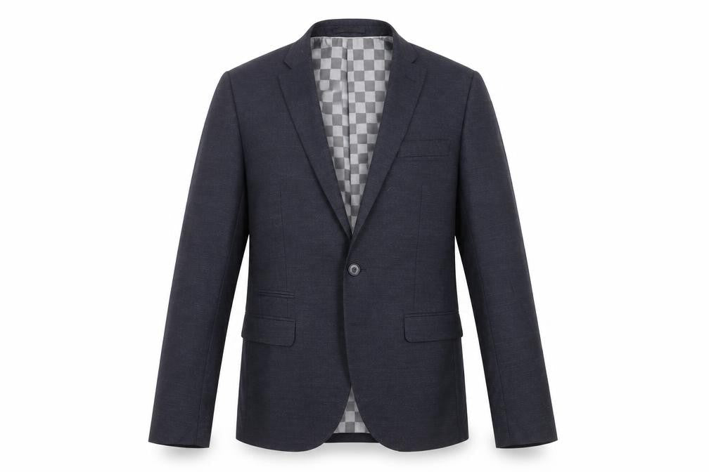 Amici Mens Blue   Jacket Suit Jacket Size 38