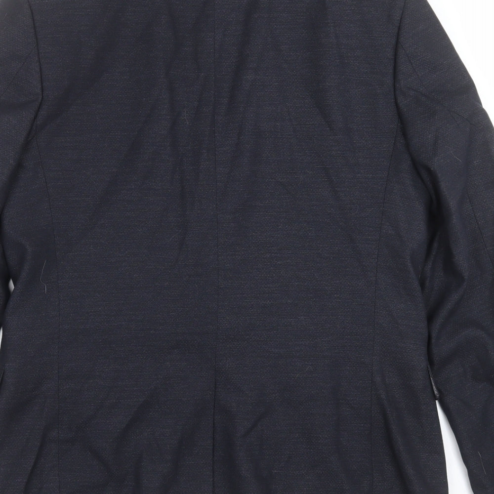 Amici Mens Blue   Jacket Suit Jacket Size 38