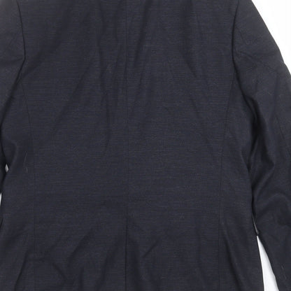 Amici Mens Blue   Jacket Suit Jacket Size 38